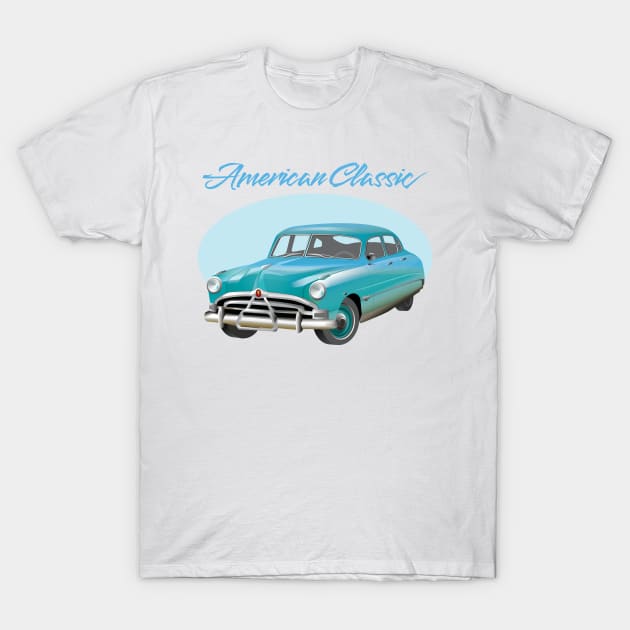 1950 Classic American Car T-Shirt by Sue Cervenka